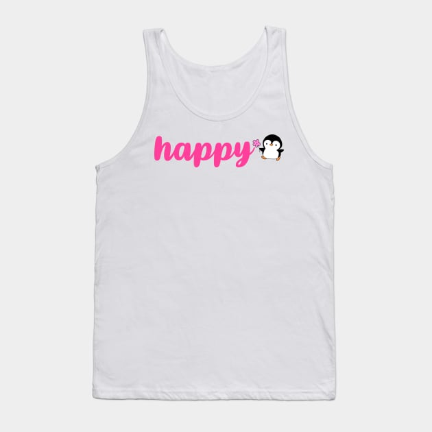 Happy Tank Top by maryamazhar7654